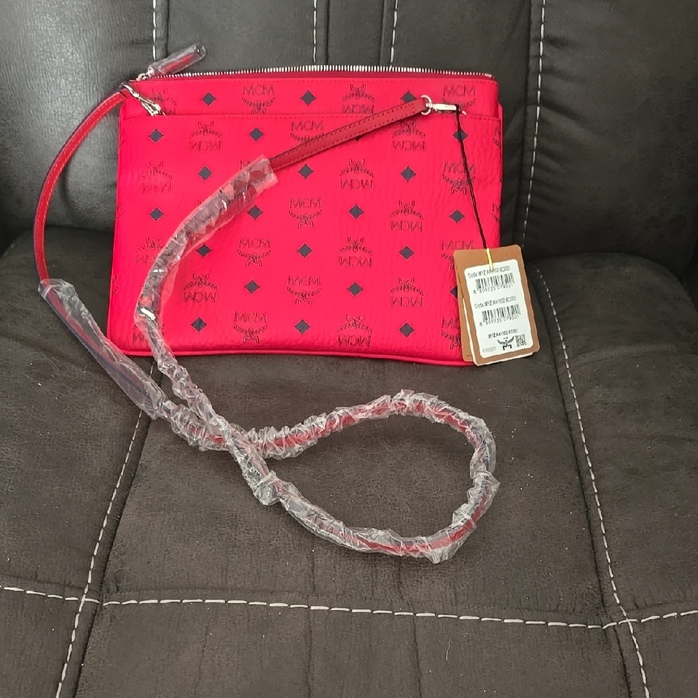 MCM Red Crossbody Bag